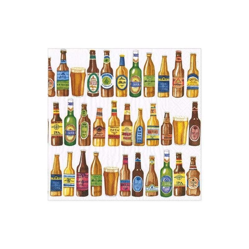 Caspari 99 Bottles Paper Cocktail Napkins - 20 Per Package