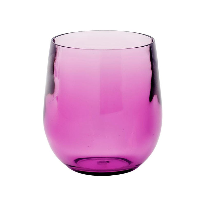 caspari Acrylic 12oz Tumbler Glass in Amethyst - 1 Each