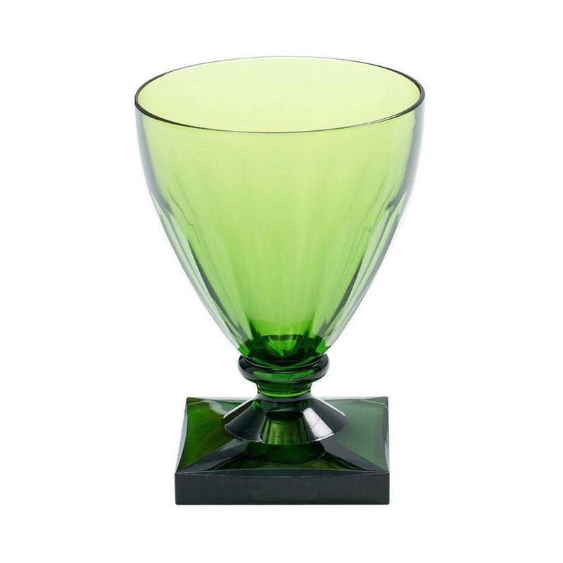 Caspari Acrylic 8.5 Oz. Wine Goblet In Emerald - 1 Each