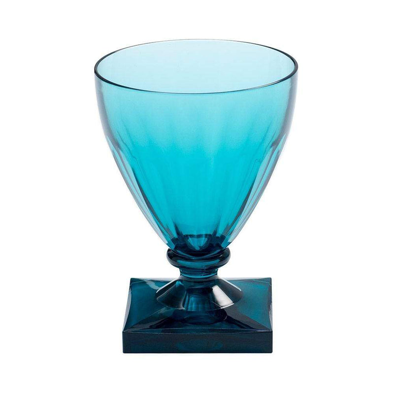 caspari Acrylic 8.5 oz. Wine Goblet in Turquoise - 6 Each