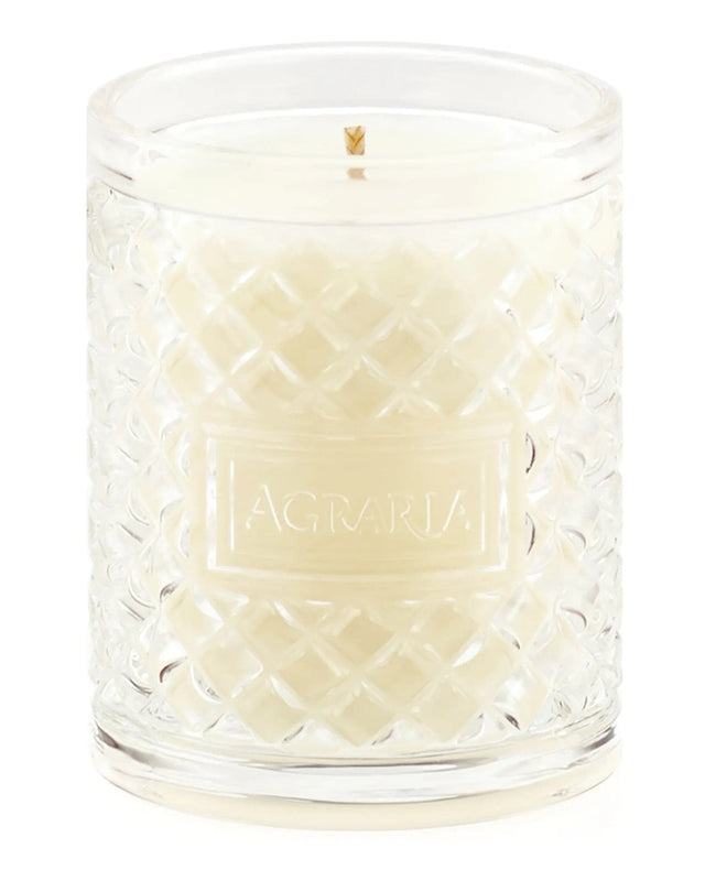 Caspari Agraria Large Crystal Candle In Lime & Orange - 1 Each
