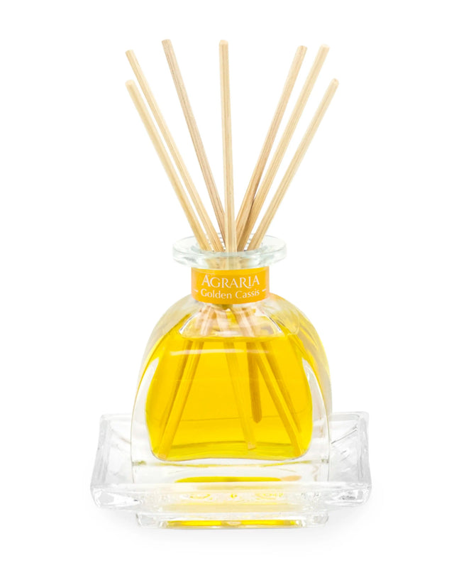 Caspari Agraria Petite Essence Diffuser In Golden Cassis - 1 Each
