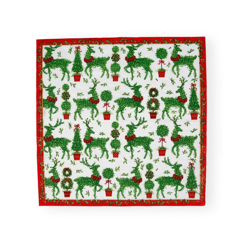 Caspari Animal Topiaries Paper Luncheon Napkins - 20 Per Package