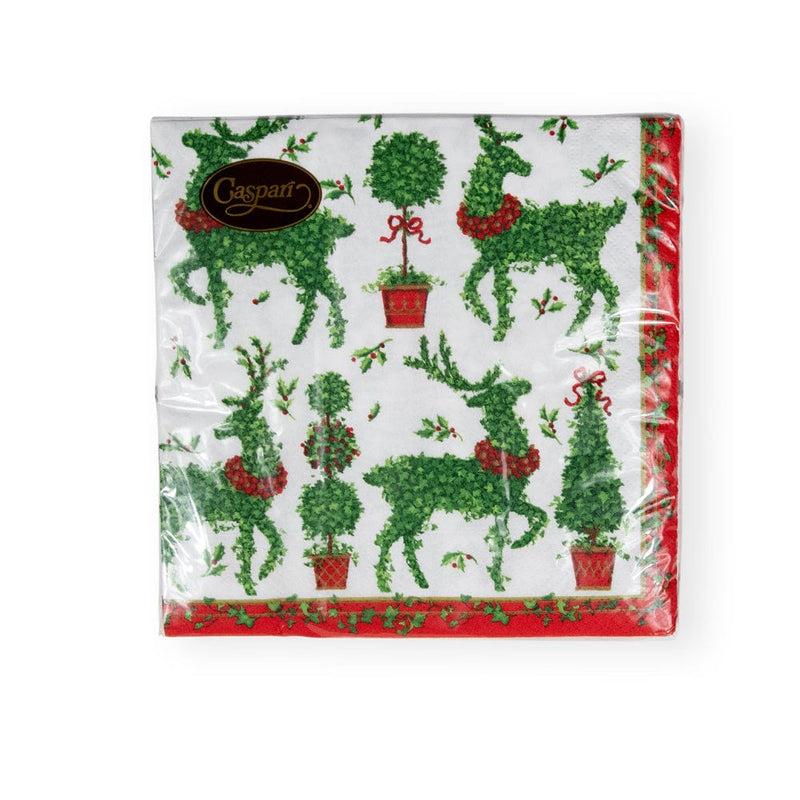 Caspari Animal Topiaries Paper Luncheon Napkins - 20 Per Package