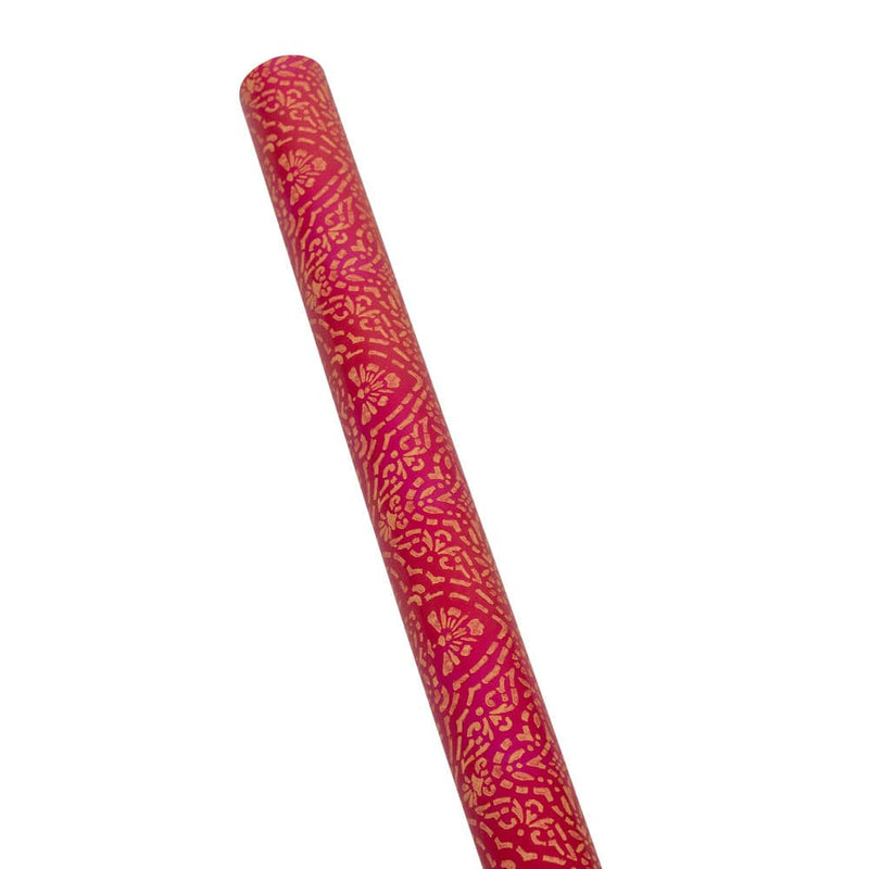 Caspari Annika Fuchsia & Coral Gift Wrapping Paper - 30 X 8' Roll