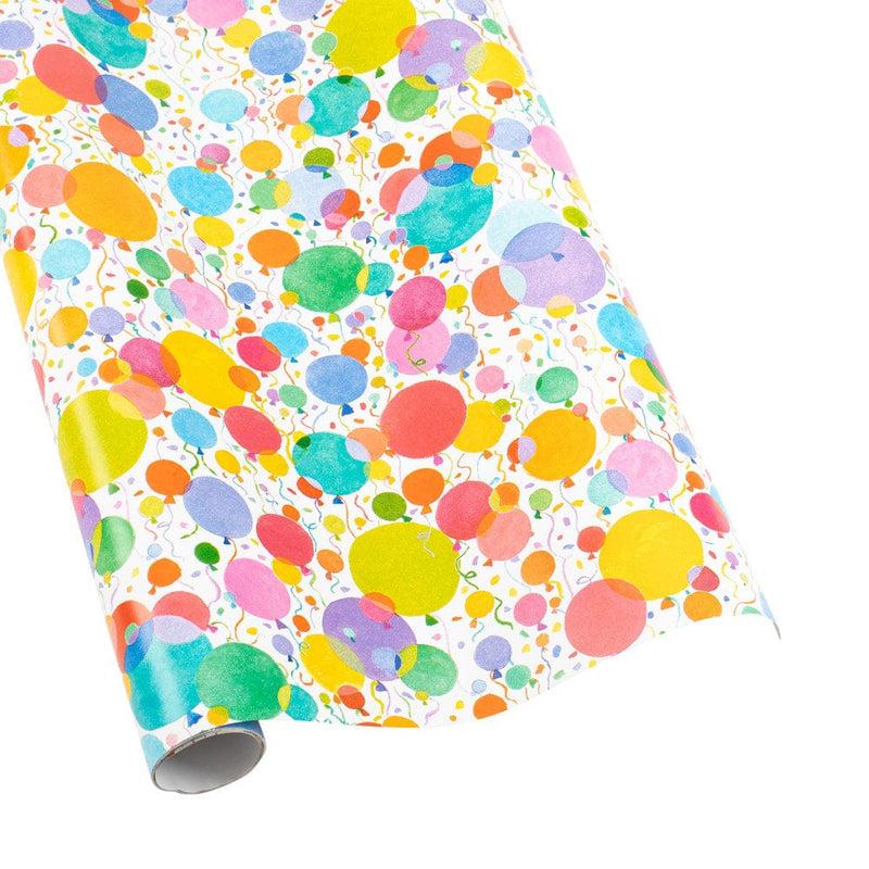 caspari Balloons and Confetti Gift Wrapping Paper - 30" x 8' Roll