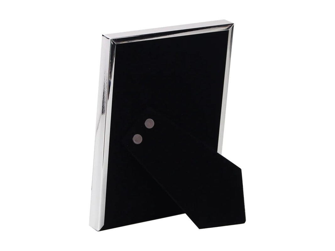 Caspari Bamboo 4" X 6" Picture Frame In Silver - 1 Each