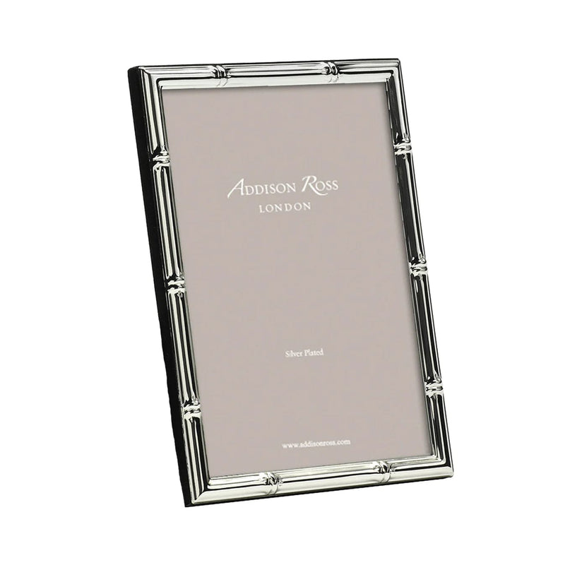 caspari Bamboo 8" x 10" Picture Frame in Silver - 1 Each
