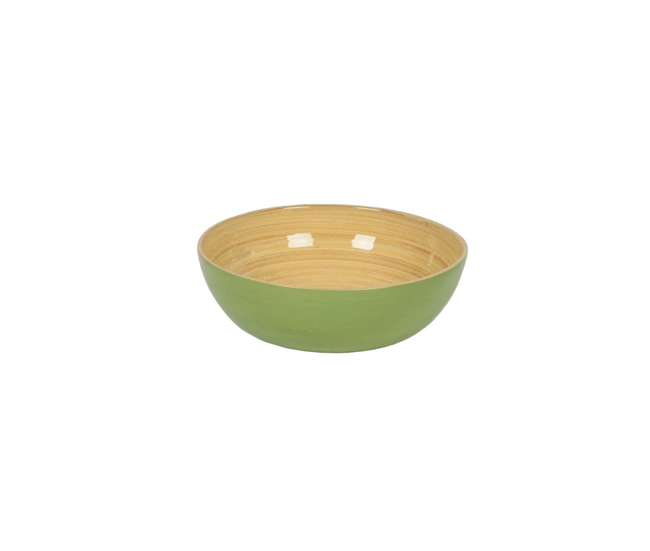 caspari Bamboo Small Salad Bowl in Pastel Green - 1 each
