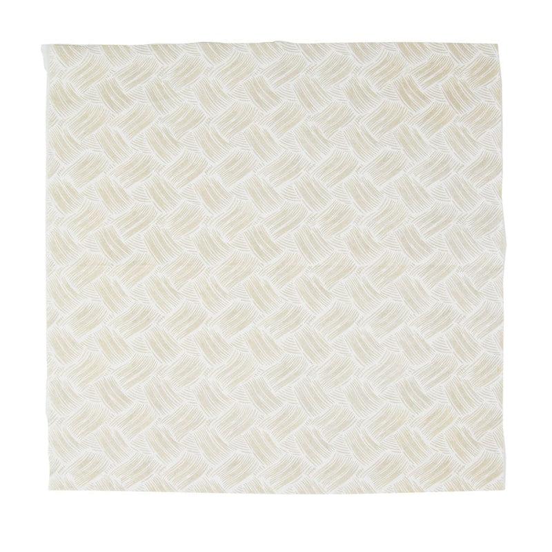 Caspari Basketry Flax Paper Linen Luncheon Napkins - 15 Per Package