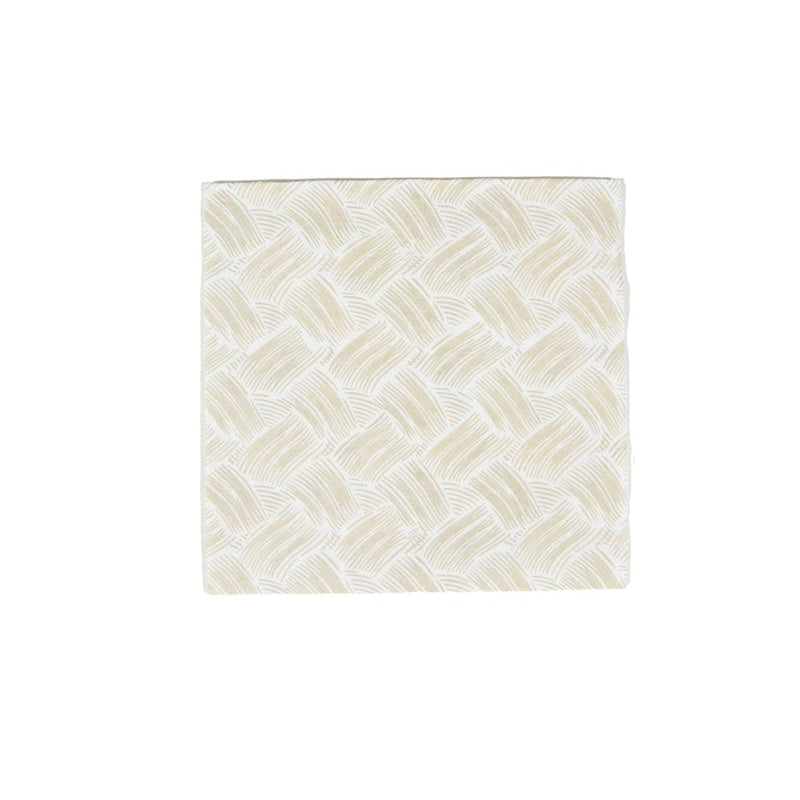 caspari Basketry Flax Paper Linen Luncheon Napkins - 15 Per Package