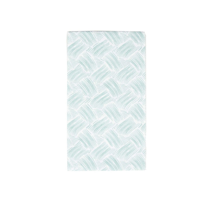 caspari Basketry Mist Paper Linen Guest Towel Napkins - 12 Per Package