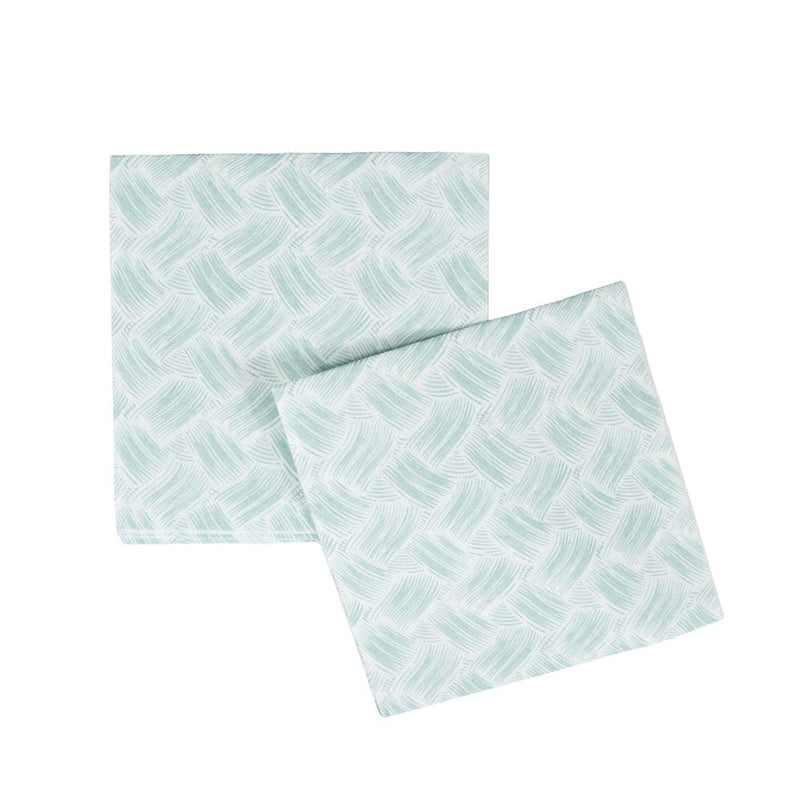 Caspari Basketry Mist Paper Linen Luncheon Napkins - 15 Per Package
