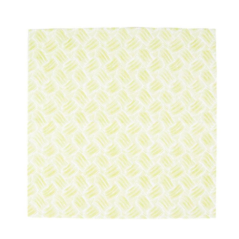 Caspari Basketry Moss Green Paper Linen Luncheon Napkins - 15 Per Package