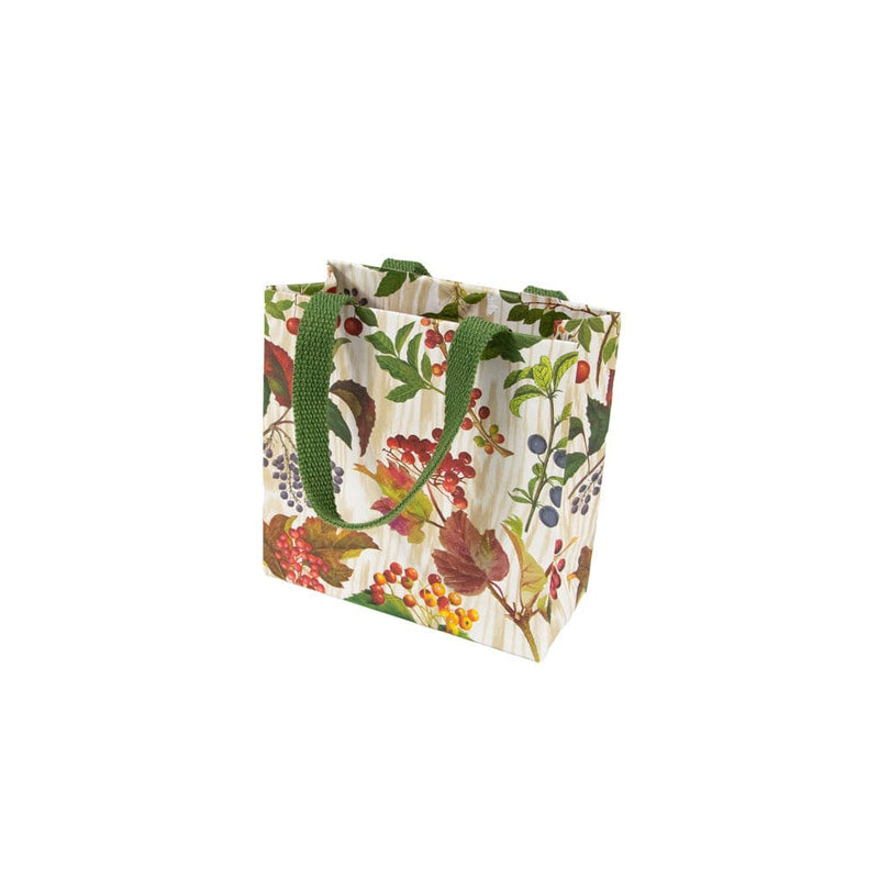 Caspari Berry Botanical Small Square Gift Bags - 1 Each