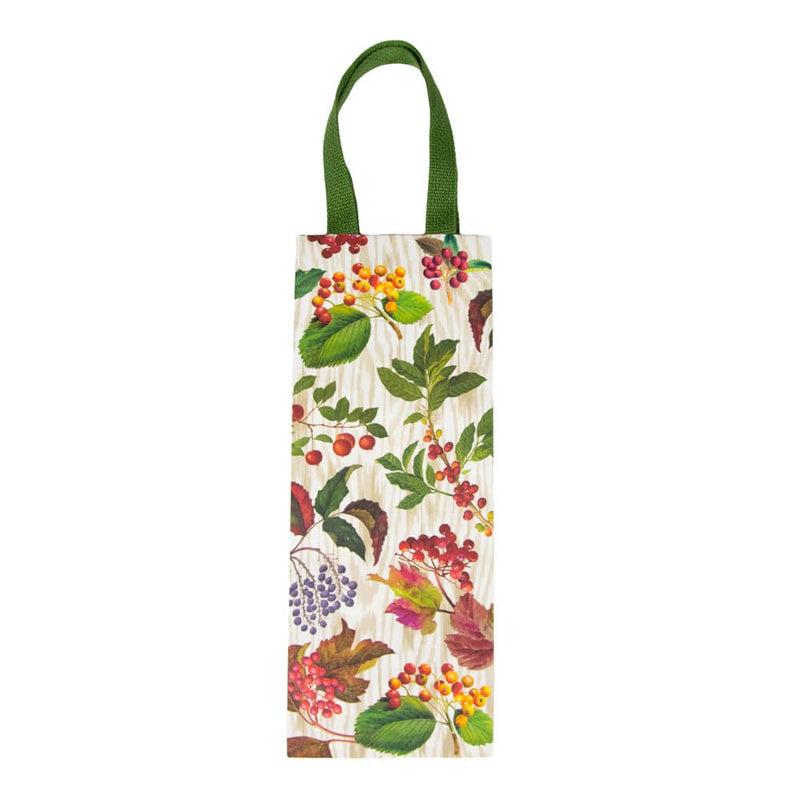 caspari Berry Botanical Wine & Bottle Gift Bags - 1 Each