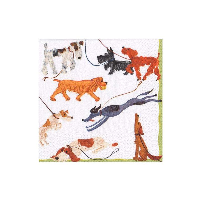 Caspari Best In Show Paper Cocktail Napkins - 20 Per Package