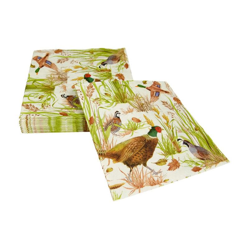 Caspari Birds Of A Feather Luncheon Napkins - 20 Per Package