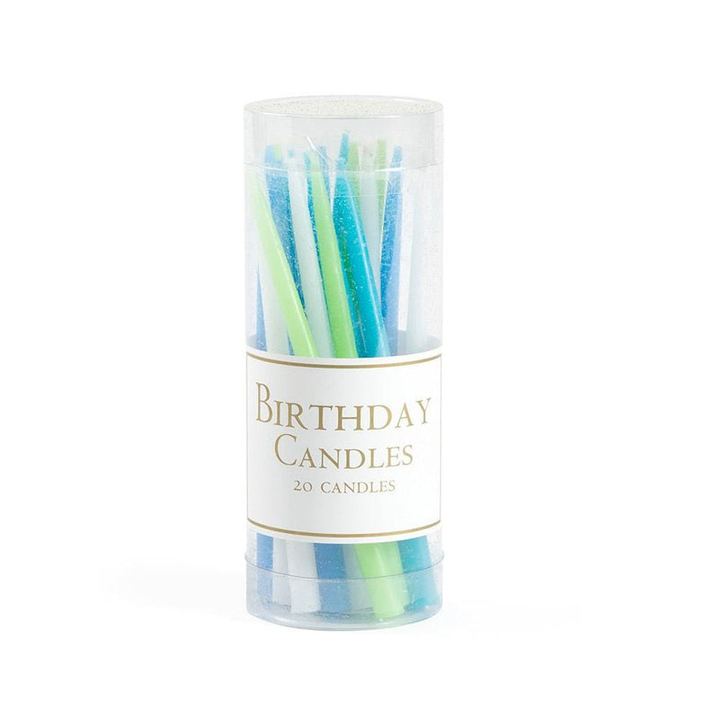 caspari Birthday Candles in Ocean - 20 Candles Per Box caspari Birthday Candles in Ocean - 20 Candles Per Box