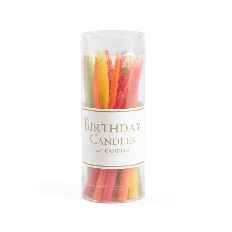 caspari Birthday Candles in Tutti Frutti - 20 Candles Per Box caspari Birthday Candles in Tutti Frutti - 20 Candles Per Box
