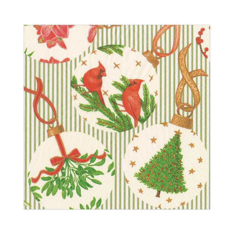 caspari Botanical Ornaments Paper Luncheon Napkins - 20 Per Package
