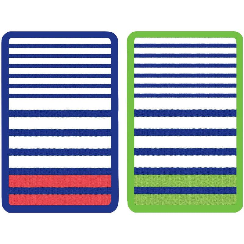 caspari Breton Stripe Large Type Playing Cards - 2 Decks Included