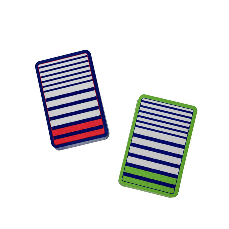 Caspari Breton Stripe Playing Cards - 2 Decks Included