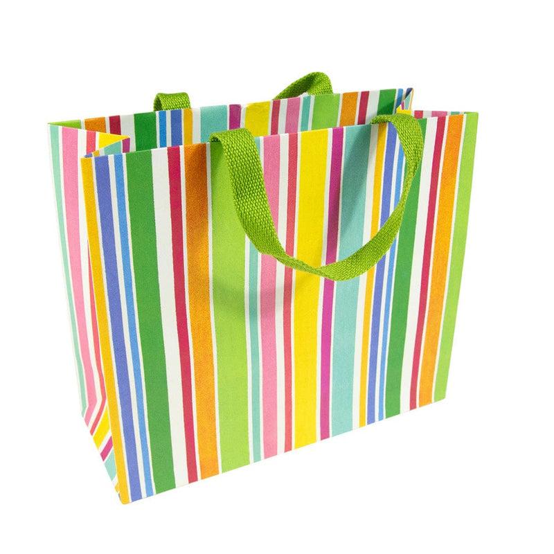 Caspari Cabana Stripe Bright Large Gift Bags - 1 Each