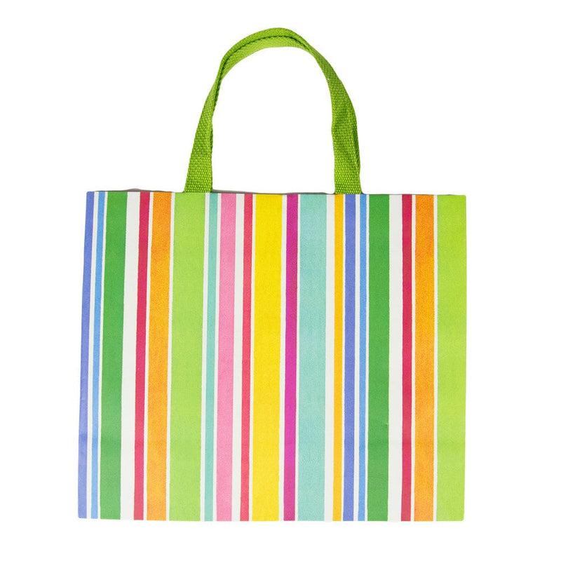 caspari Cabana Stripe Bright Large Gift Bags - 1 Each