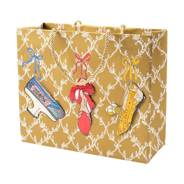 caspari A History of Shoes Large Gift Bag - 1 Each