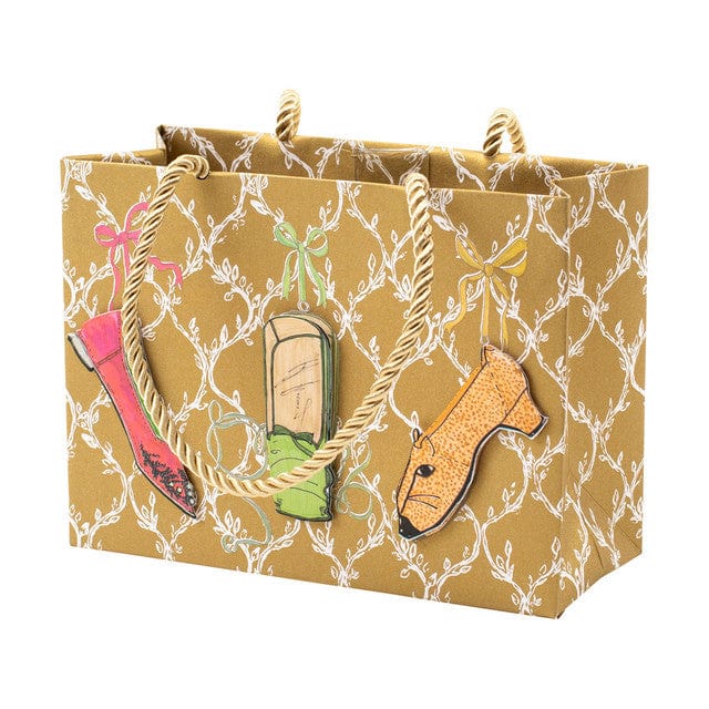 caspari A History of Shoes Small Gift Bag - 1 Each