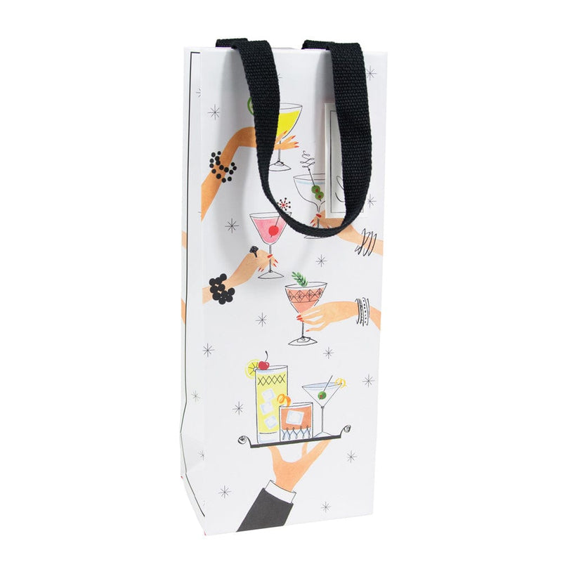 Caspari Aperitivo Wine & Bottle Gift Bags - 1 Each