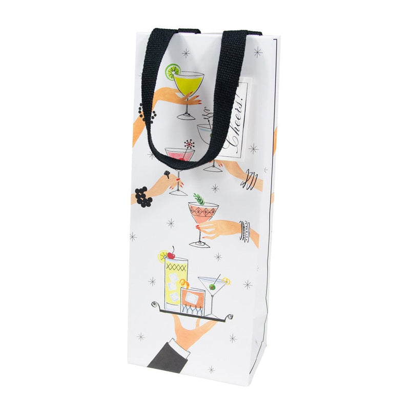 caspari Aperitivo Wine & Bottle Gift Bags - 1 Each