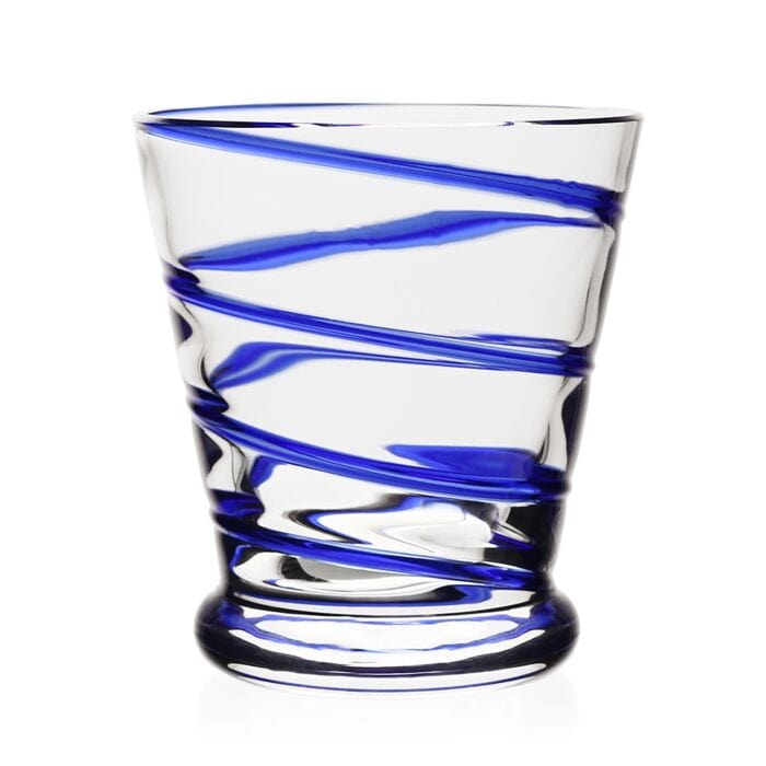 caspari Bella Blue Old Fashioned Tumbler