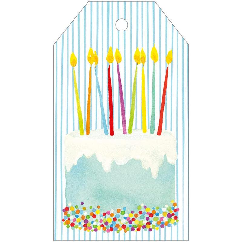 Caspari Birthday Cake Gift Tags - 4 Per Package