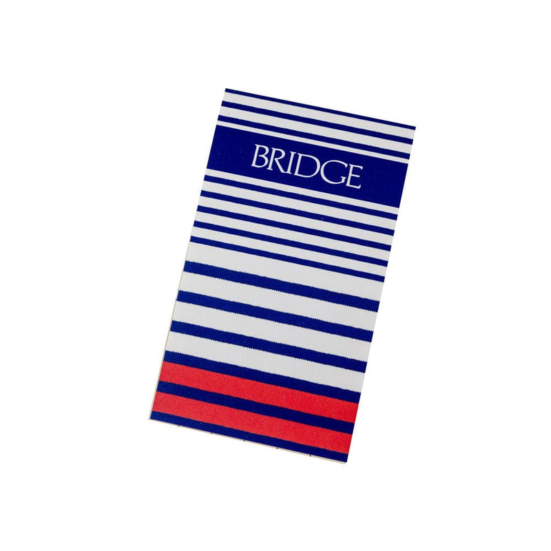 caspari Breton Stripe Bridge Score Pads - 1 Each