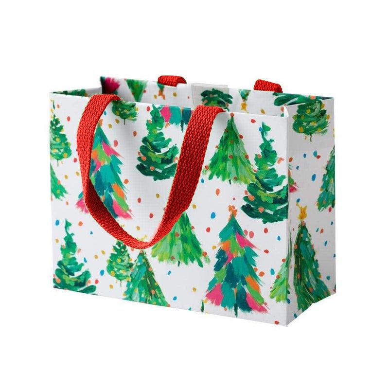 caspari Brushstroke Trees Small Gift Bag - 1 Each