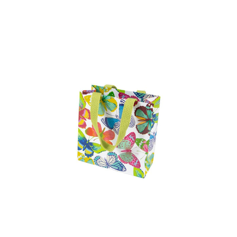Caspari Butterflies Small Square Gift Bags - 1 Each