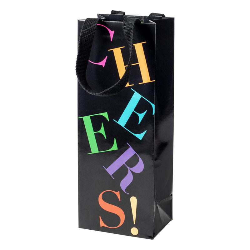caspari Cheers To You Wine & Bottle Gift Bags - 1 Each