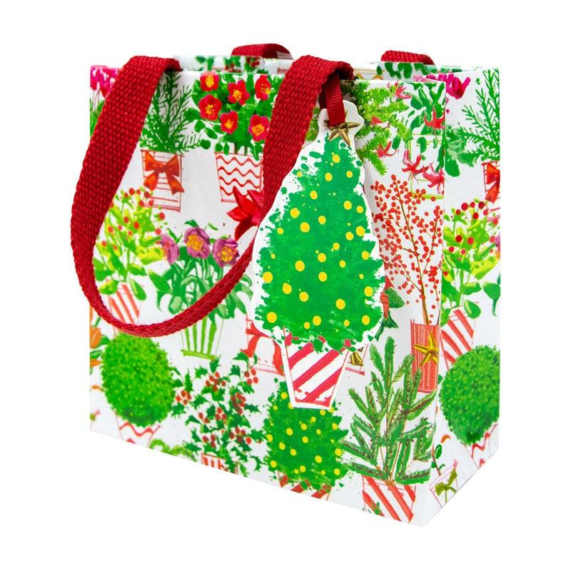 Caspari Christmas Flower Market Gift Bags - 1 Each