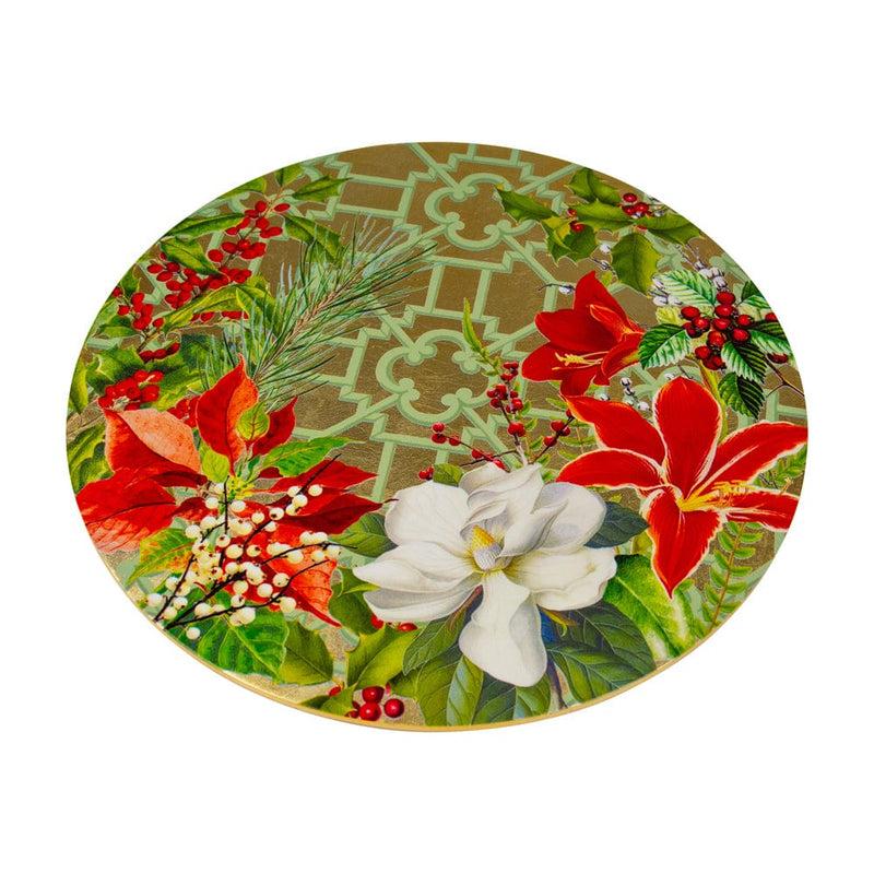 Caspari Christmas Garden Placemats - 1 Each