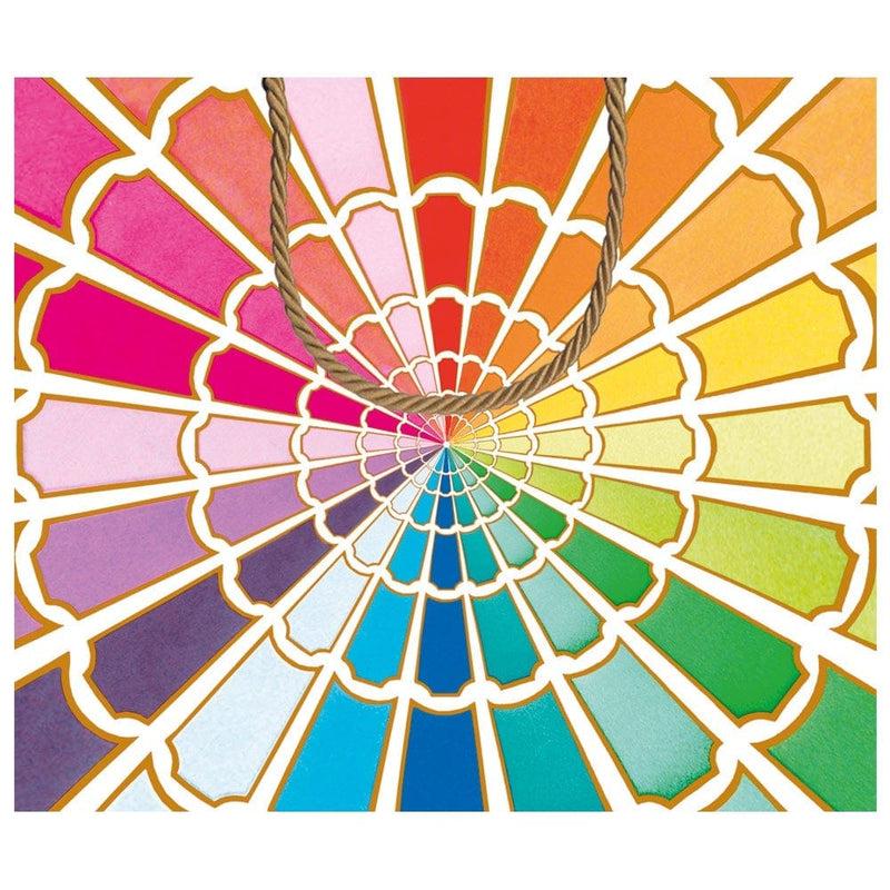 Caspari Color Wheel Large Gift Bag - 1 Each