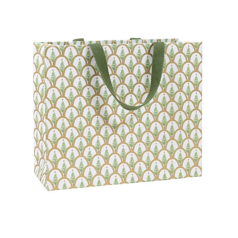 caspari Deco Christmas Gold Large Gift Bag - 1 Each