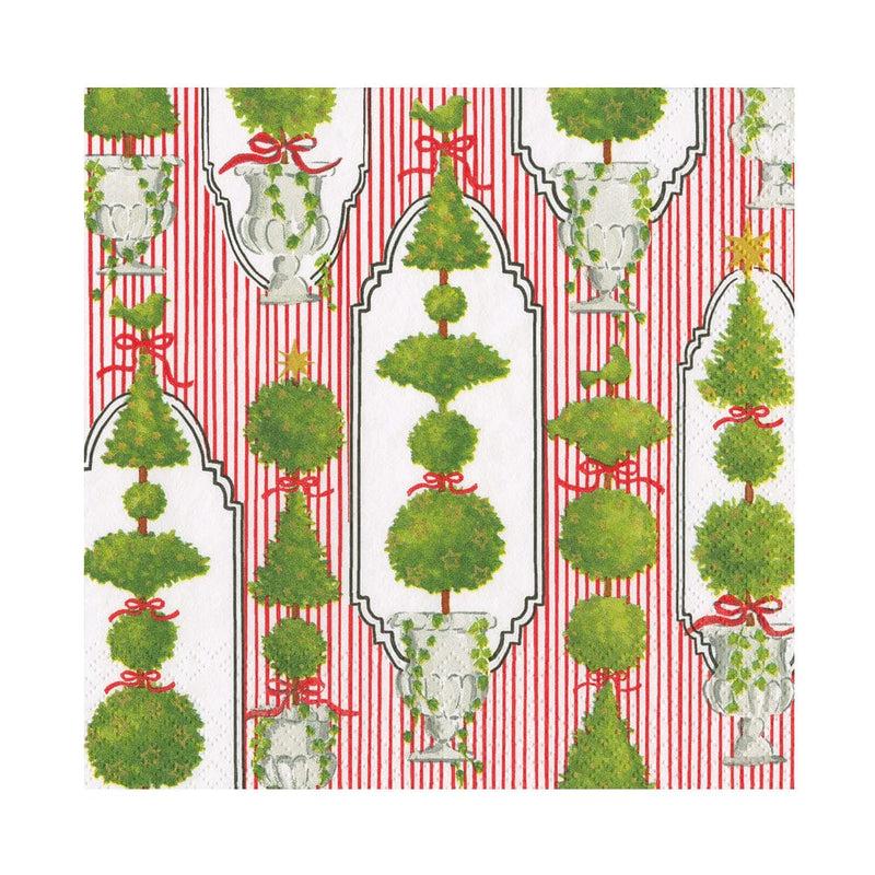caspari Eloise Red Luncheon Napkins - 20 Per Package