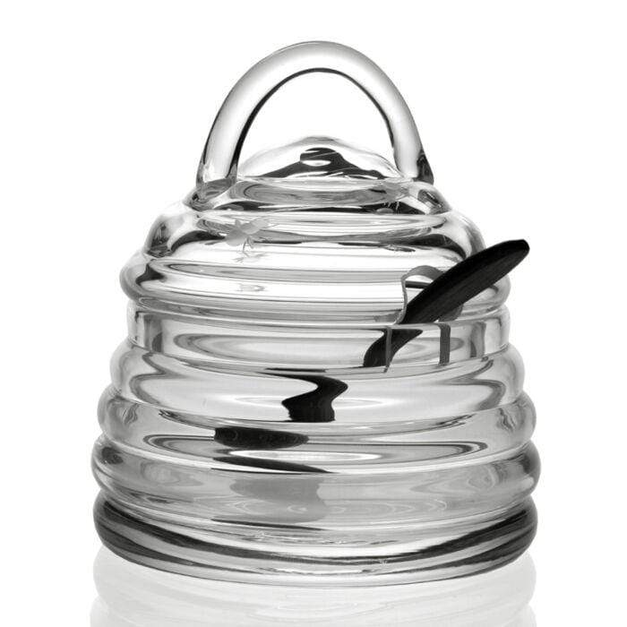 caspari Honeybee Honey Jar & Spoon