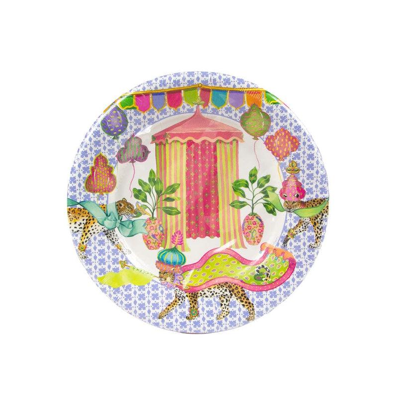 Caspari Kasbah Salad & Dessert Plates - 8 Per Package