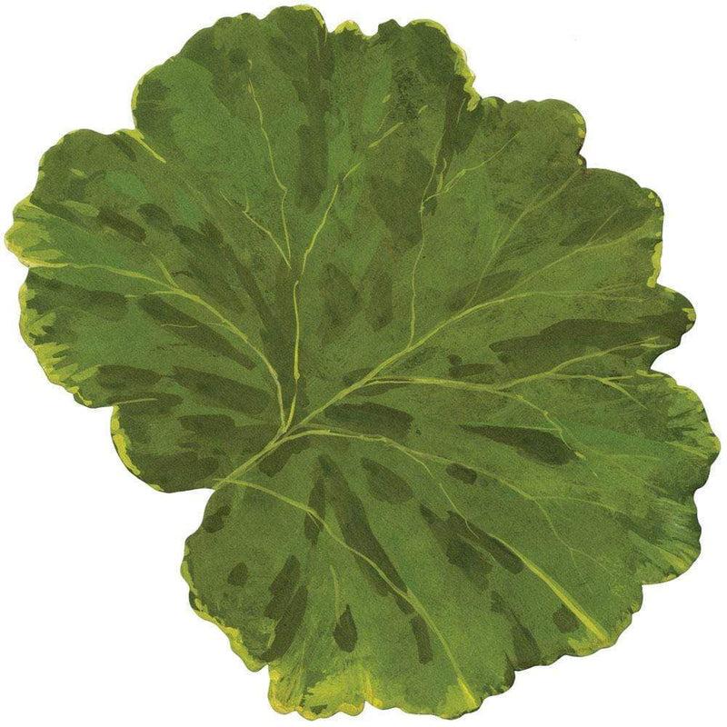 Caspari Leaf Die-Cut Placemat - 4 Per Package