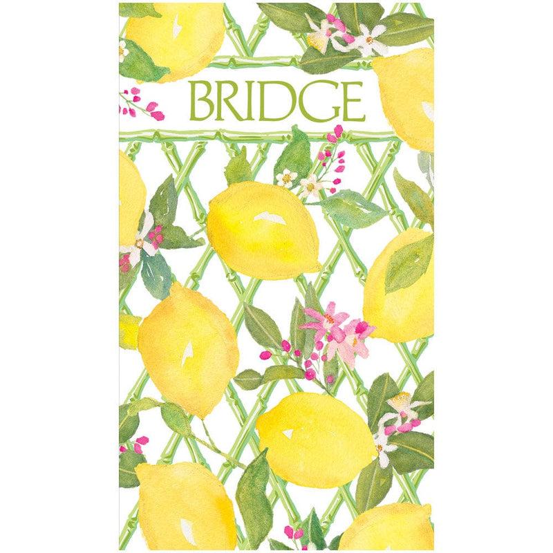 caspari Limoncello Bridge Score Pads - 1 Score Pad