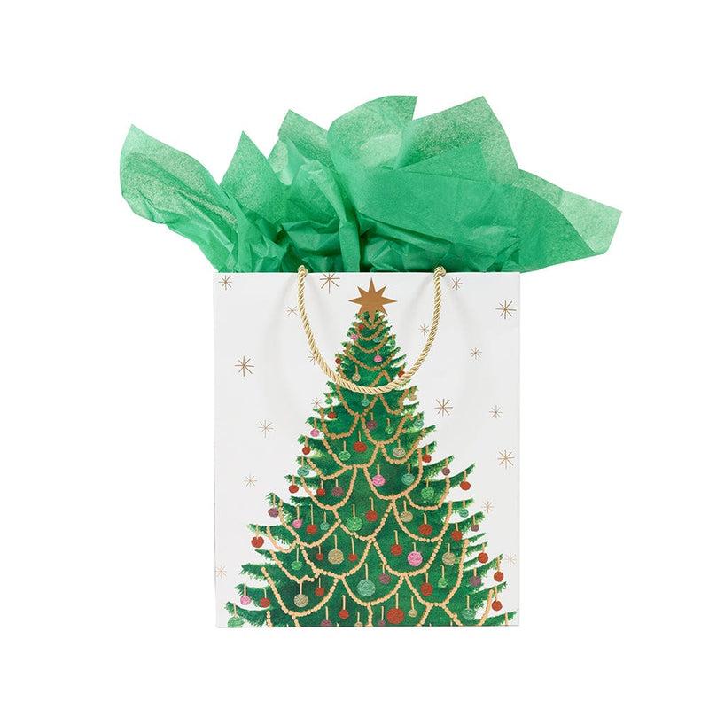 Caspari Merry And Bright Large Gift Bag - 1 Each