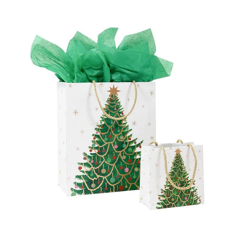 Caspari Merry And Bright Large Gift Bag - 1 Each
